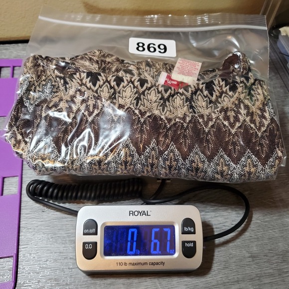 Toffee Apple Tunic Womens Small Brown Blue Tasseled Glitter Boho Peasant Top - Picture 12 of 12